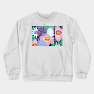 Mexico Floral Pattern Crewneck Sweatshirt